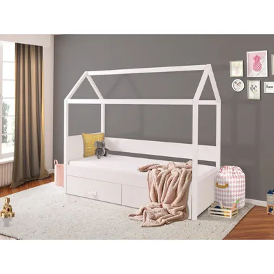 Produktbild von Domčeková detská posteľ 90x200 SONTRA 1 - biela