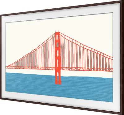 Produktbild von Samsung VG-SCFA55BWB/XC, Rahmen, Braun, Kunststoff, 139,7 cm (55"), Samsung, The Frame LS03A (2021) 55'' The Frame LS03B (2022-23) 55''