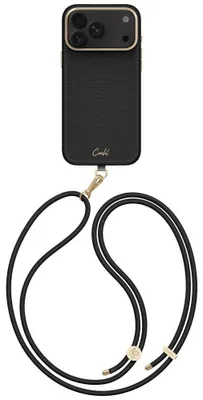 Imagen del producto de Funda UNIQ Coehl Mirelle para iPhone 18 Pro Max / 17 Pro Max, color negro