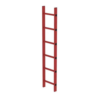 Produktbild von MUNK Schachtleiter aus GFK 300mm breit 6 Sprossen 1,68m lang