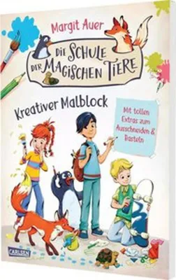 Produktbild von Die Schule der magischen Tiere Beschäftigung: Kreativer Malblock