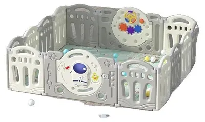 Imagen del producto de Área de juegos, diseño seguro, montaje sencillo, BLANCO