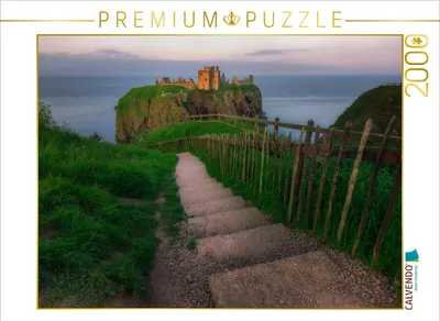 Produktbild von CALVENDO Puzzle Burg Dunnottar | 2000 Teile Lege-Größe 90x67cm Foto-Puzzle für glückliche Stunden