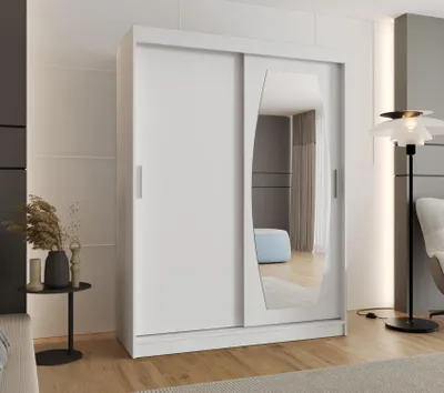 Produktbild von Kleiderschrank 150 cm SEYMA - weiß