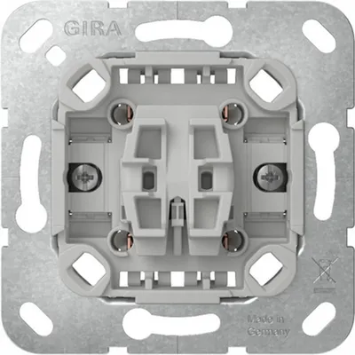Produktbild von Gira Wippschalter Wechselschalter 2-polig 10AX 250V 381900