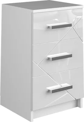Produktbild von Nachttisch Vicco Irma Weiß 35.5 x 66 cm, Model 37224