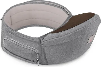 Produktbild von Baby Hüftsitz Leichte Taille Hocker für Kinder 0-36 Monate Grau Polyester