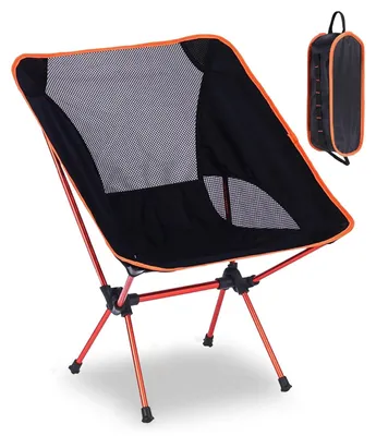 Image de Chaise de camping pliable avec cadre en aluminium - Légère et portable