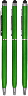 Produktbild von Case2go - Eingabestift - Metall - 3 Stück - Grün