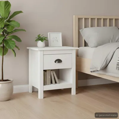 Produktbild von vidaXL Nachttische 2 Stk. Hill 46x35x49,5 cm Massivholz Kiefer