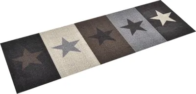 Obrázok produktu pre vidaXL Kuchynský koberec Umývateľné hviezdy 60x300 cm