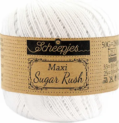 Produktbild von Scheepjes Maxi Sugar Rush 50g (106) Snow White