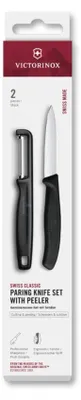 Immagine prodotto di Swiss Classic, spelucchino con pelapatate, 2 pezzi, nero, scatola