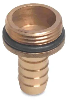 Obrázek produktu pro Mosazná hadicová koncovka s O-kroužkem 3/4" AG 20 mm