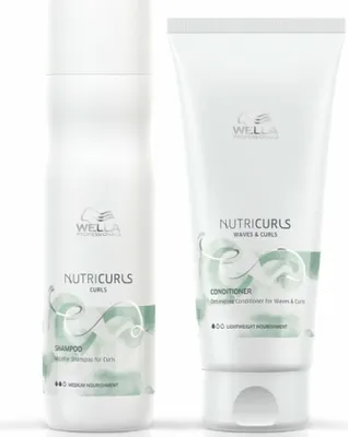 Produktbild von Wella NutriCurls Curls Set - Shampoo Curls 250 ml + Conditioner 200 ml