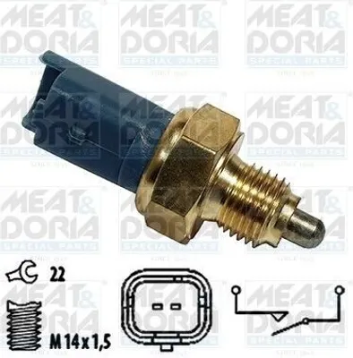 Produktbild von MEAT & DORIA Rückfahrschalter 36011 passend für PEUGEOT 206 Schrägheck (2A/C)