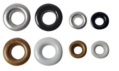 Produktbild von Fiskars | Eyelets round 120pcs (Ø 0,32cm Ø 0,47cm)
