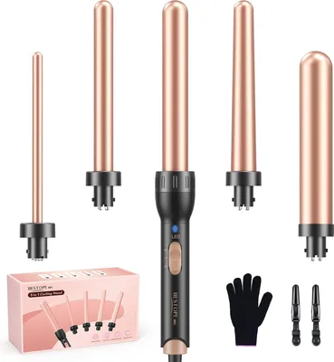 Produktbild von BESTOPE Lockenstab Beauty Styling Haarpflege Set MIX 5 in 1 Vielseitigkeit