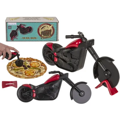 Obrázok produktu pre Krájač na pizzu "Motorka" v darčekovom balení