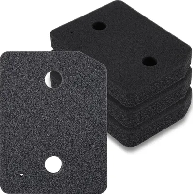 Produktbild von 4 Stš¹ck 9164761 Trockner Filter fš¹r Miele T1 Serie W?rmepumpentrockner, Fein/Grob 207 x 157 x 30mm W?schetrockner Sockelfilter