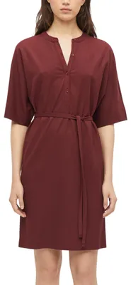 Produktbild von s.Oliver Damen Kleid – Jersey, Relaxed Fit, mit Gürtel