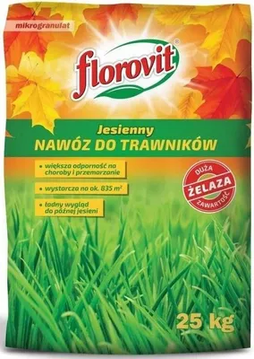 Zdjęcie produktu dla Florovit  nawóz jesienny do trawników worek 25kg granulowany