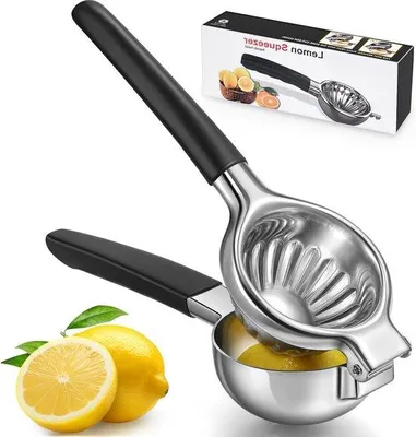 Produktbild von Edelstahlmanueller Zitronenpresse, robust, spülmaschinenfest, für Limonade und Cocktails