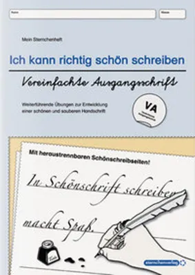 Immagine prodotto di Ich kann richtig schön schreiben - Vereinfachte Ausgangsschrift VA