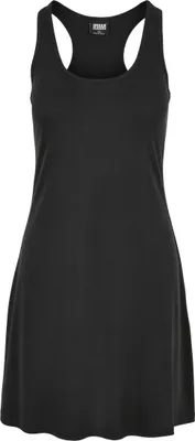 Produktbild von Urban Classics Ladies - Short Racer Back Kleid schwarz - S