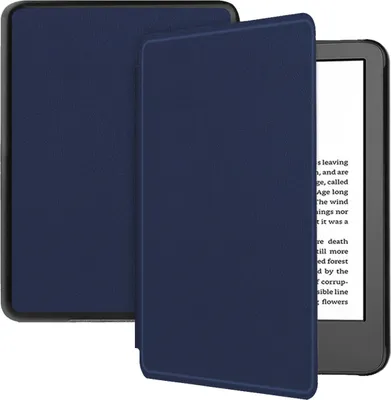 Productafbeelding van imoshion Slim Hard Case Bookcase voor de Amazon Kindle (2024) / Amazon Kindle (2022) 11th gen - Donkerblauw