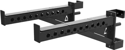 Produktbild von ATLETICA R8 Spotter Arme | Paar | Sicher trainieren, auch vorm Rack | Belastbar | 61 cm lang