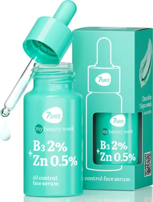 Produktbild von 7days B3 2% + ZN 0,5% feuchtigkeitsspendendes Gesichtsserum 20 ml