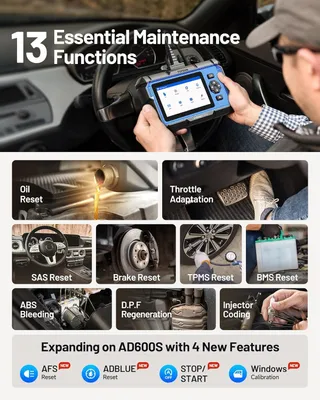 Immagine prodotto di Scanner OBD2 - Strumento di diagnostica per auto - Lettore di codici di errore - Scanner per veicoli - Diagnostica automobilistica