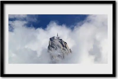 Produktbild von Bild 60x40 MDF-Rahmen Wandkunst Wolken Berglandschaft