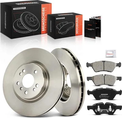 Image de Frankberg 2x disques de frein 4x plaquettes de frein essieu avant pour Mercedes-Benz Classe M W164 Classe R V251 W251