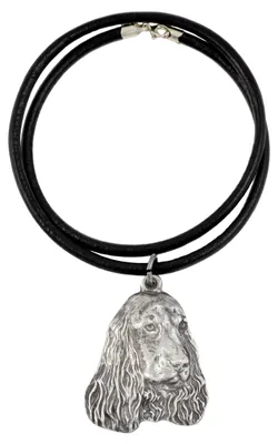 Produktbild von English Cocker Spaniel, Englische Cockerspaniel  I - Halskette mit Hund, versilberter Anhänger für Hundefans, einzigartiger Schmuck der Marke Art-Dog