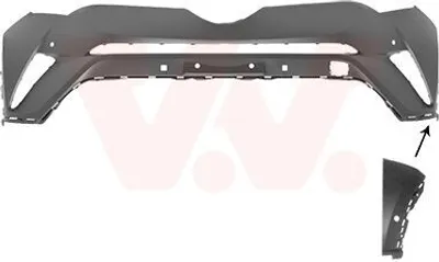 Produktbild von VAN WEZEL Stoßstange Stoßfänger für TOYOTA C-HR (AX10) Grundiert Glatt 5411575