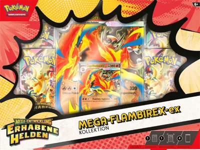 Produktbild von Mega-Flambirex Kollektion | Pokemon Sammel-Karten deutsch