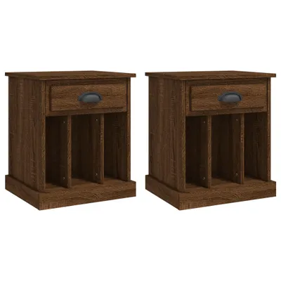 Produktbild von Nachttische 2 Stk. Braun Eichen-Optik 43x36x50 cm