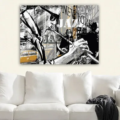 Produktbild von Wallity, 389405815_70100- HPE2377, Bunt, Leinwandbilder, 70 x 100 cm, 100% Leinwand