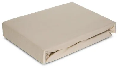 Zdjęcie produktu dla Design91 prześcieradło z gumką JERSEY4 beżowe 140x200 30CM 190