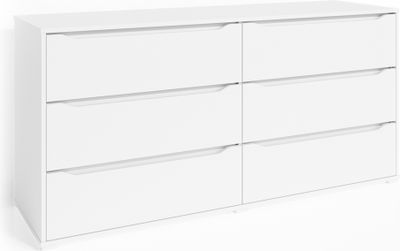 Vicco Kommode Ruben, 160 x 78 cm, Weiß