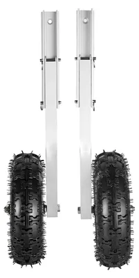 Produktbild von Slipräder für Boote (226, 8 kg belastbar) 304, 8 mm Heckrad aus Aluminiumlegierung mit aufblasbaren Gummireifen