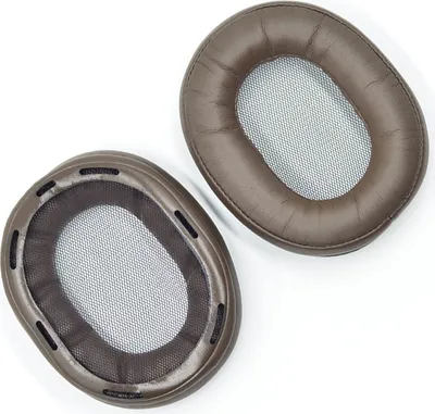 Image de INF Coussinets de remplacement pour casque Sony MDR-1A - Cuir protéiné Marron