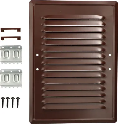 Obrázok produktu pre KOTARBAU® Krbová mriežka štvorcová Kovová oceľová mriežka hnedá 165 X 230 MM