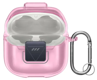 Produktbild von kwmobile Hülle für JBL Tune Flex 2 Case - TPU Silikon Schutzhülle - Kopfhörer Cover - Rosa Transparent