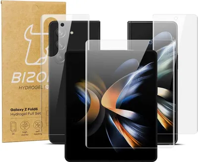 Produktbild von Folia hydrożelowa na tył, przód i środek Bizon Glass Hydrogel Set, Galaxy Z Fold6