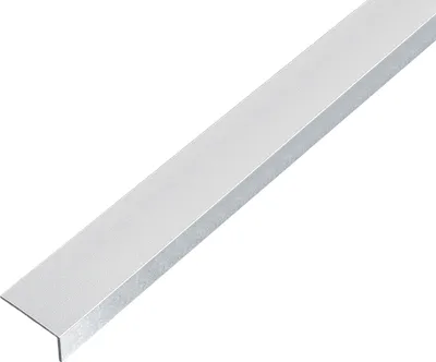Image de Alberts 499655 Cornière, autocollante, aluminium, grenaillage argenté, 1000 x 20 x 20 mm, jeu de 3 pièces