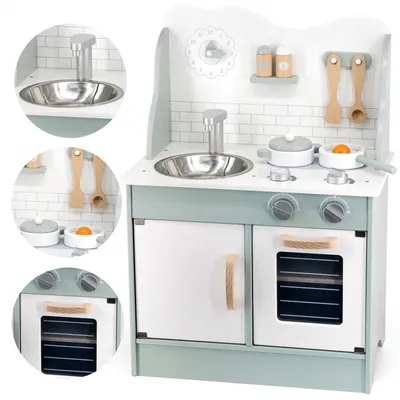 Obrázok produktu pre VIGA PolarB Drevená kuchyňa s príslušenstvom Eco Green