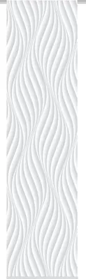 Produktbild von Home Wohnideen Schiebevorhang Dekostoff DigitaldruckWave 1 teilig 245 x 60 cm Grau